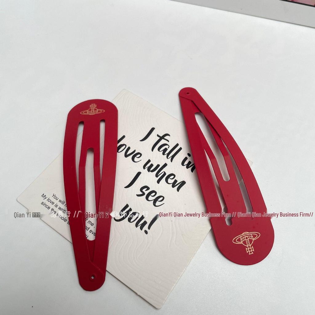 Elegant Metal Edge Hair Clip: High-End Fashion Accessory for Girls