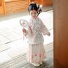 Girls' Embroidered Hanfu Two-Piece Set