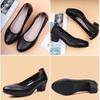Scarpe Donna Vera Pelle Tacco Spesso Scarpe Ufficio Donna Tacco Medio Pelle Scarpe Casual Basse Donna per Infermiera Assistente Madre