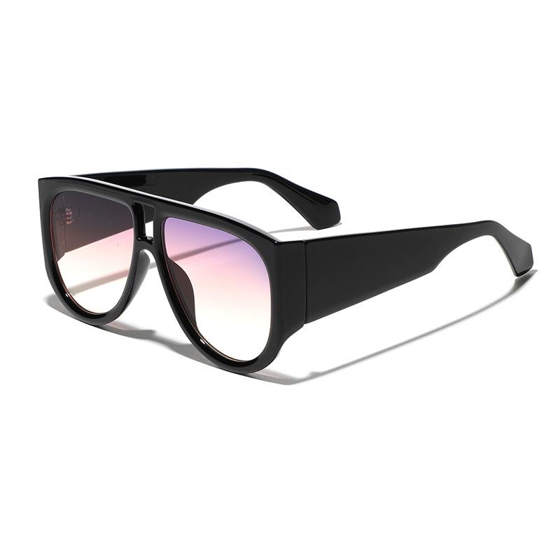 Briller Trendy solbriller, Briller med stor innfatning, Unisex trendy solbriller