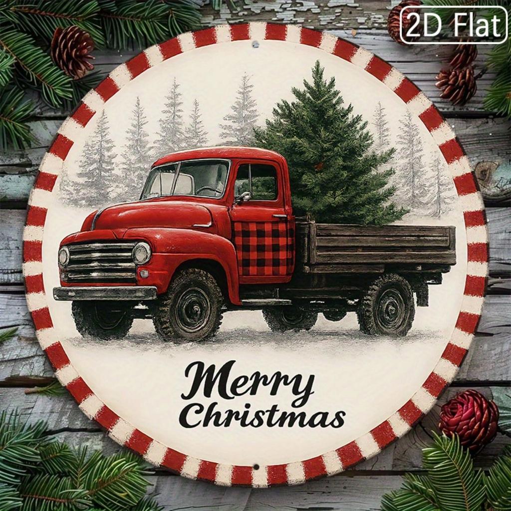 2D Flat Metal Wall Sign Decor