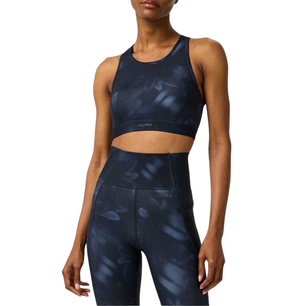 USA Pro Womens/Ladies Core Floral Leggings