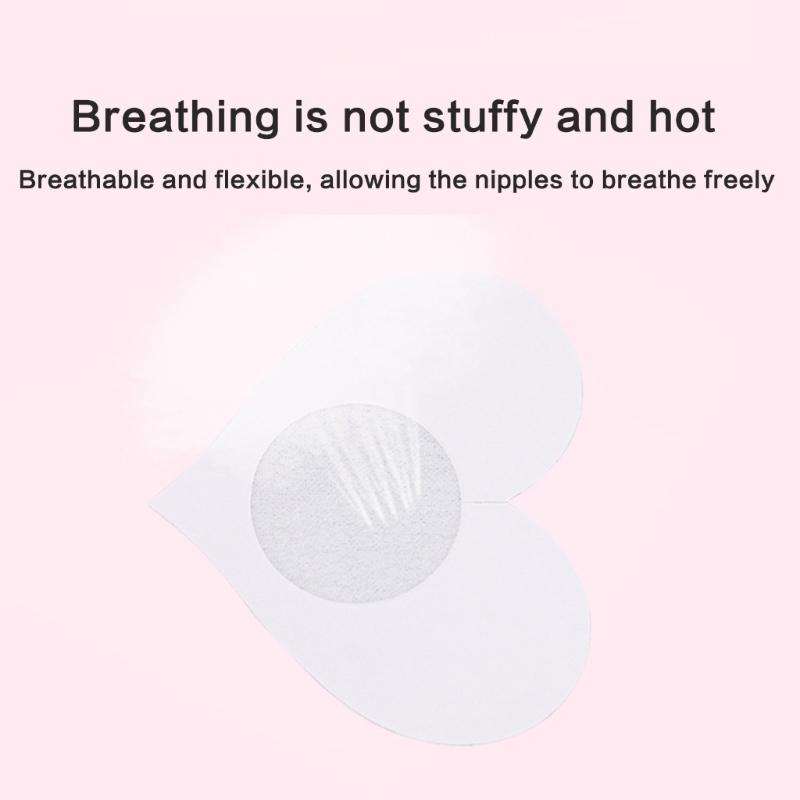 20 Pairs Women Sexy Self Adhesive Nipple Covers Colorful Ice Crack Pattern Disposable Breast Stickers Pasties Sticky Bra