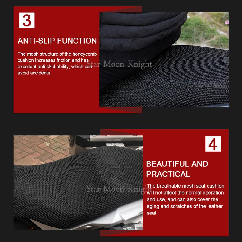 Z400 Z900 Mesh Seat Cover Cushion Guard Waterproof Insulation Breathable Net For Kawasaki Z 400 Z 900 Motorcycle Accessories