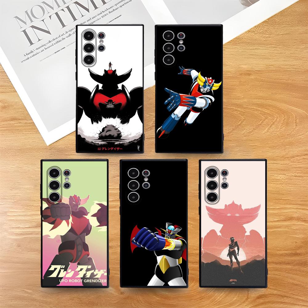 UFO cool R-Robot Grendizer Phone Case for Samsung S series s21 s22 s23 s24 s25 FE Plus Ultra TPU Soft to Skin-friendly case