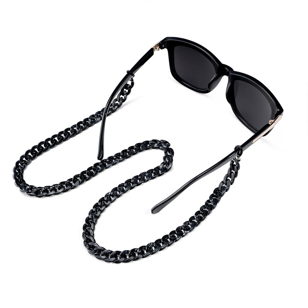 Vibrancy Acrylic Eyewear Chain Glasses Retainer Strap For Active Lifestyles Stylish Glasses Holder Eyeglasses Accessory