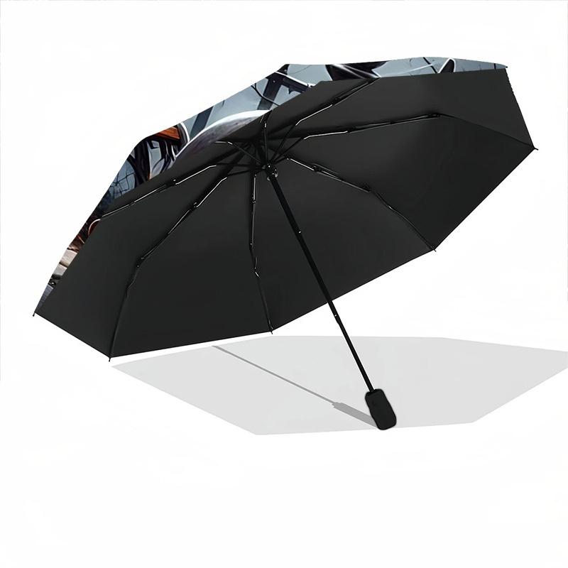 1pc Halloween Haunted Automatic Open/Close Umbrella, Windproof, Folding Compact Umbrella with Lightweight Design for Women/Men202