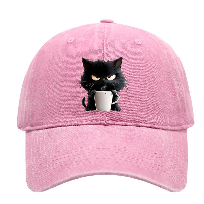 Feral But Fashionable - Cat Hat Edition, Grumpy Cat Coffee Cap