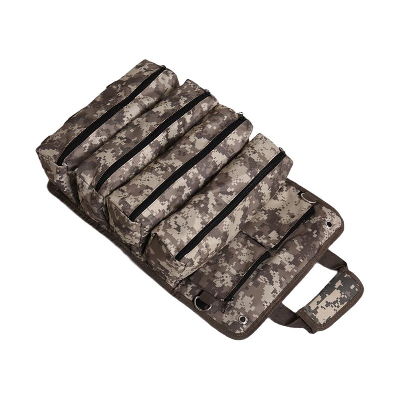 

Tool Roll Organizer Multi Pocket Hanging Tool Roll Portable Tool Organizer Carrier Bag For Electrician Motorcycle Truck камуфляжный