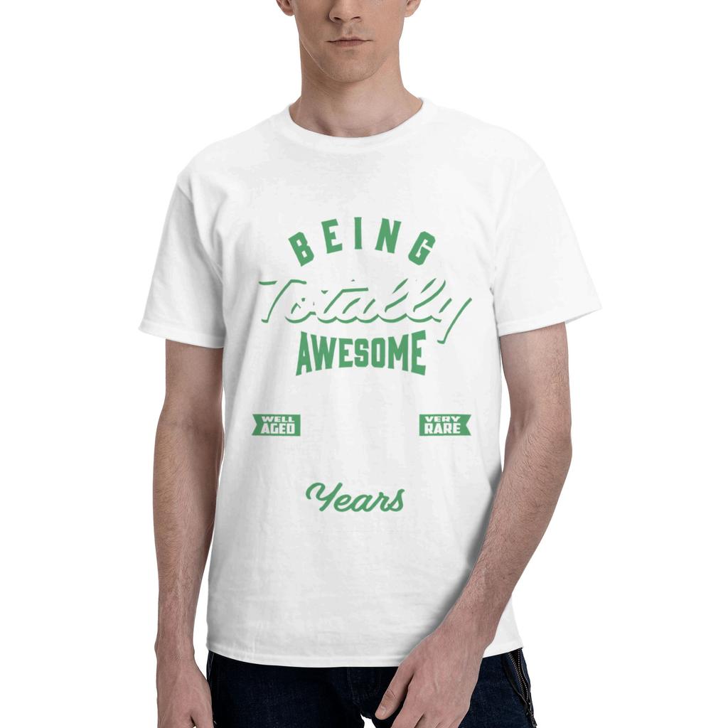 Awesome 70 Years Men T Shirt 70 Birthday Casual Tee Shirt Short Sleeve Round Neck Pure Cotton Classic Clothes TShirt