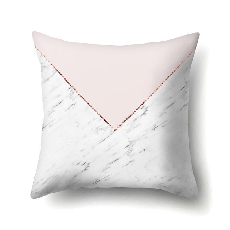 Polyester Pillow Case Automobile Decoration Home Printed Pillow Case Waist Cushion Cover Car Cushion Head Cushion Cover