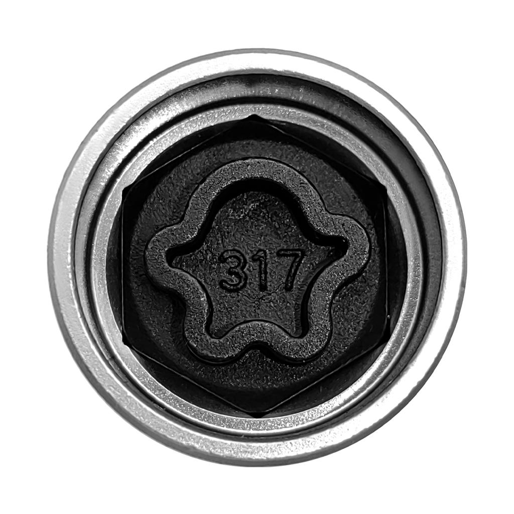 Ersatz für Mercedes Benz Security Master Radmutternschlüssel 330, Diebstahlsicherung, Schraubenschlüssel