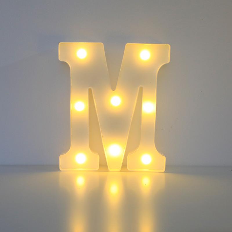 Romantic Letter & Number Lamp - Birthday Proposal Surprise Scene Decoration