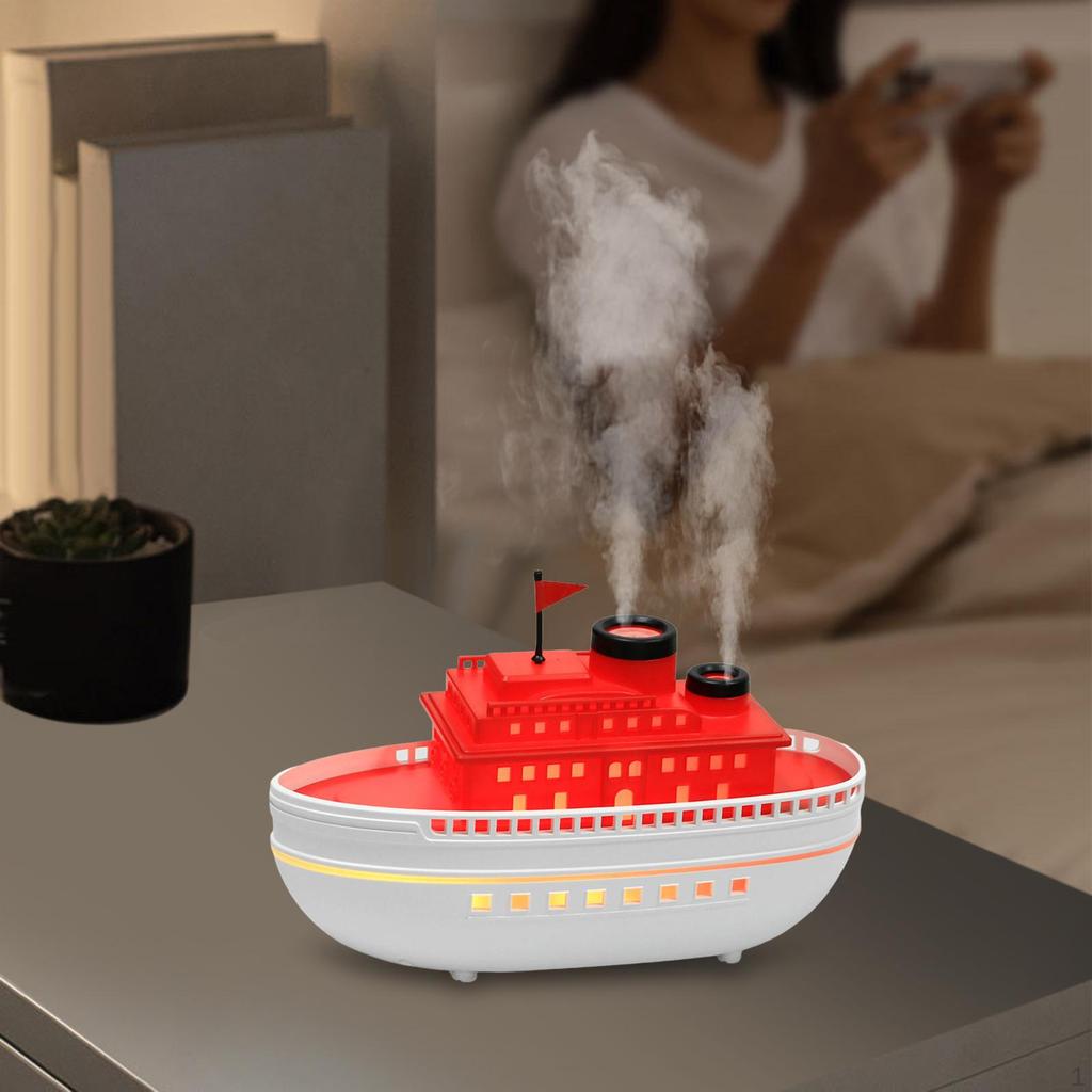 300 Ml Steamship Design Aroma Diffuser for Quiet Room Decor