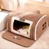 Three-dimensional Arc House Dog House Cat House Winter Warm House Dog Bed Cat House Closed Small and Medium-sized Dog Pet House