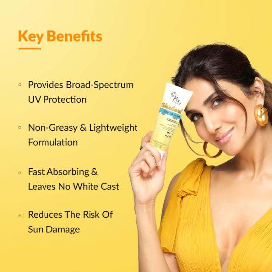 Fixderma Shadow Sunscreen SPF 30+ Gel PA+++ | Sunscreen for Body & Face | UVA & UVB Protection | Sunscreen for Women & Men - 75gm (Pack of 2)