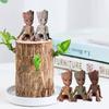 Cartoon Baby Groot Miniature Model Desktop Display Figurine Home Decor Figurine Office Anime Tree Man Ornaments Kids Toys Gifts