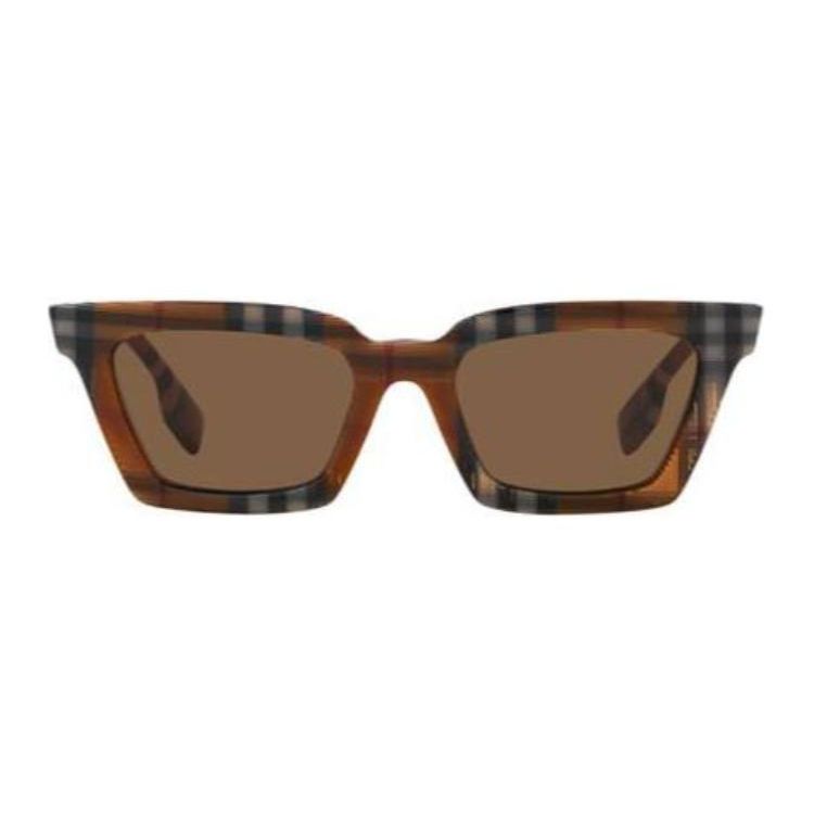 

Burberry Side Logo Irregular Shape Sunglasses Women sunglasses Brown BE4392U396673 Brown,52