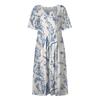 Women's Casual Dresses Printed Dresses Summer Dresses Printed Pleated Round Neck Midi Dresses Basic Outdoor Daily Short Sleeve Loose Dresses