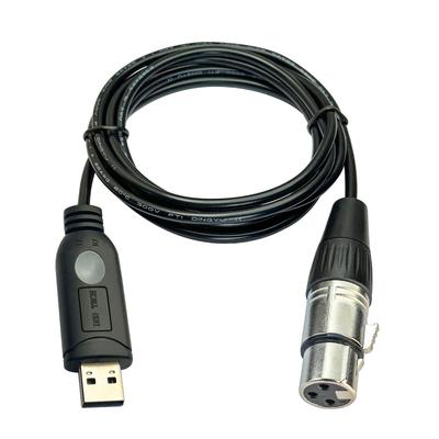 DSD TECH USB zu XLR Kabel für Shure und andere dynamische Mikrofone SH-AU20A (5,9 Fuß)