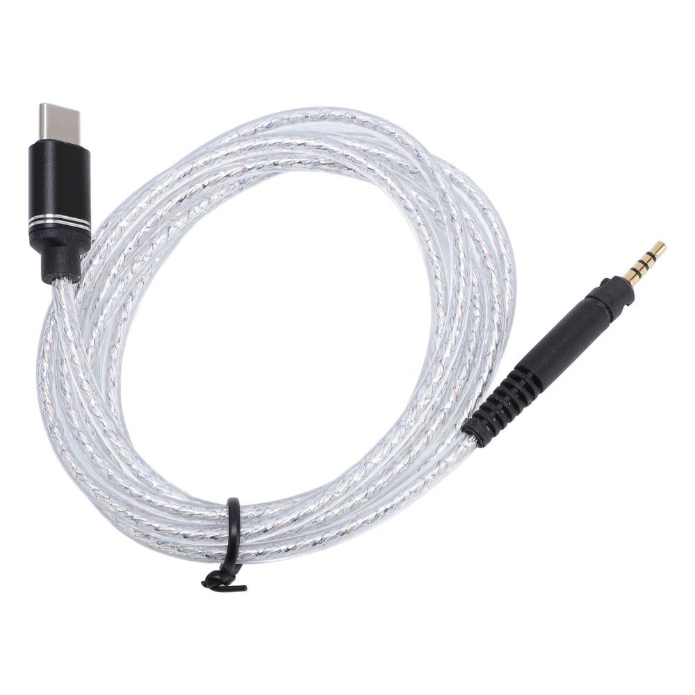 Flexible USB C to 2.5mm Headphone Cable for M30X M40X M50X for HD598 599 HD558 Wired Headphones