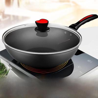 Cooking King 32 cm antihaftbeschichtete rauchfreie Bratpfanne für Gas- und Induktionsherde