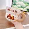 Cute Cartoon Milk Cup Couple Home Breakfast Coffee Cup Breakfast Mug Mug Ceramic Cup Souvenir
