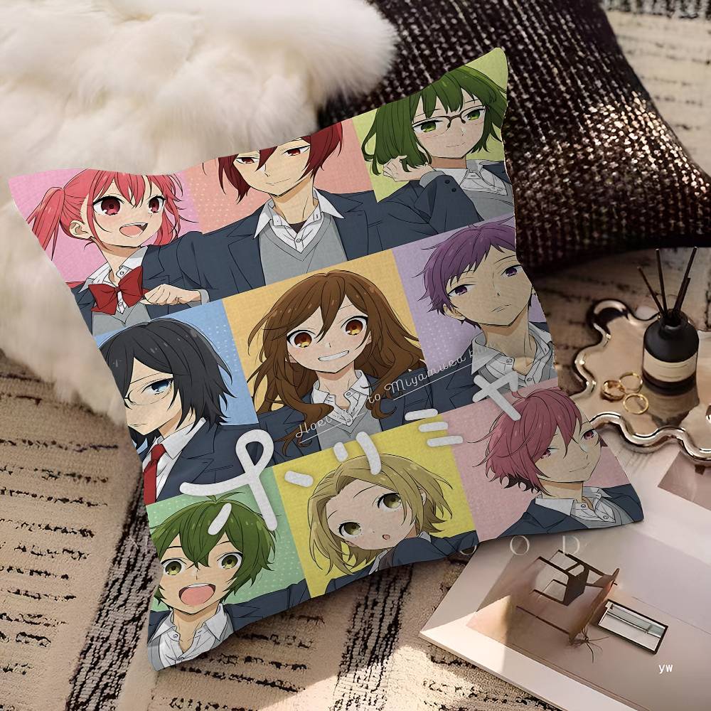 Anime Figure Horimiya Maple Design Cushion Cover Happy Autumn Harvest decor Holiday Decorati Pillow Cover