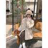 Solo burst high-end imitation fur jacket women's 2024 winter new loose thickened environmentally friendly wool short top