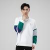 Li Ning High Elastic Pullover Casual Sports Round Neck Sweatshirt Men Sweatshirt White AWDR153-1