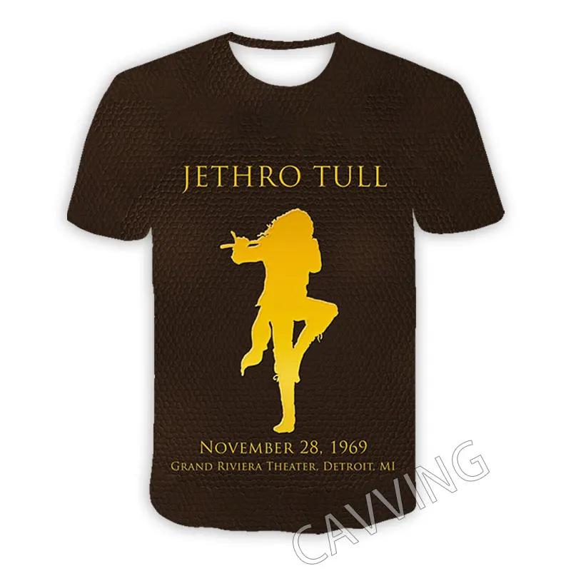 

Чоловічі повсякденні футболки Jethro Tull з 3D-друком Стилі хіп-хоп Харадзюку Топи Одяг M