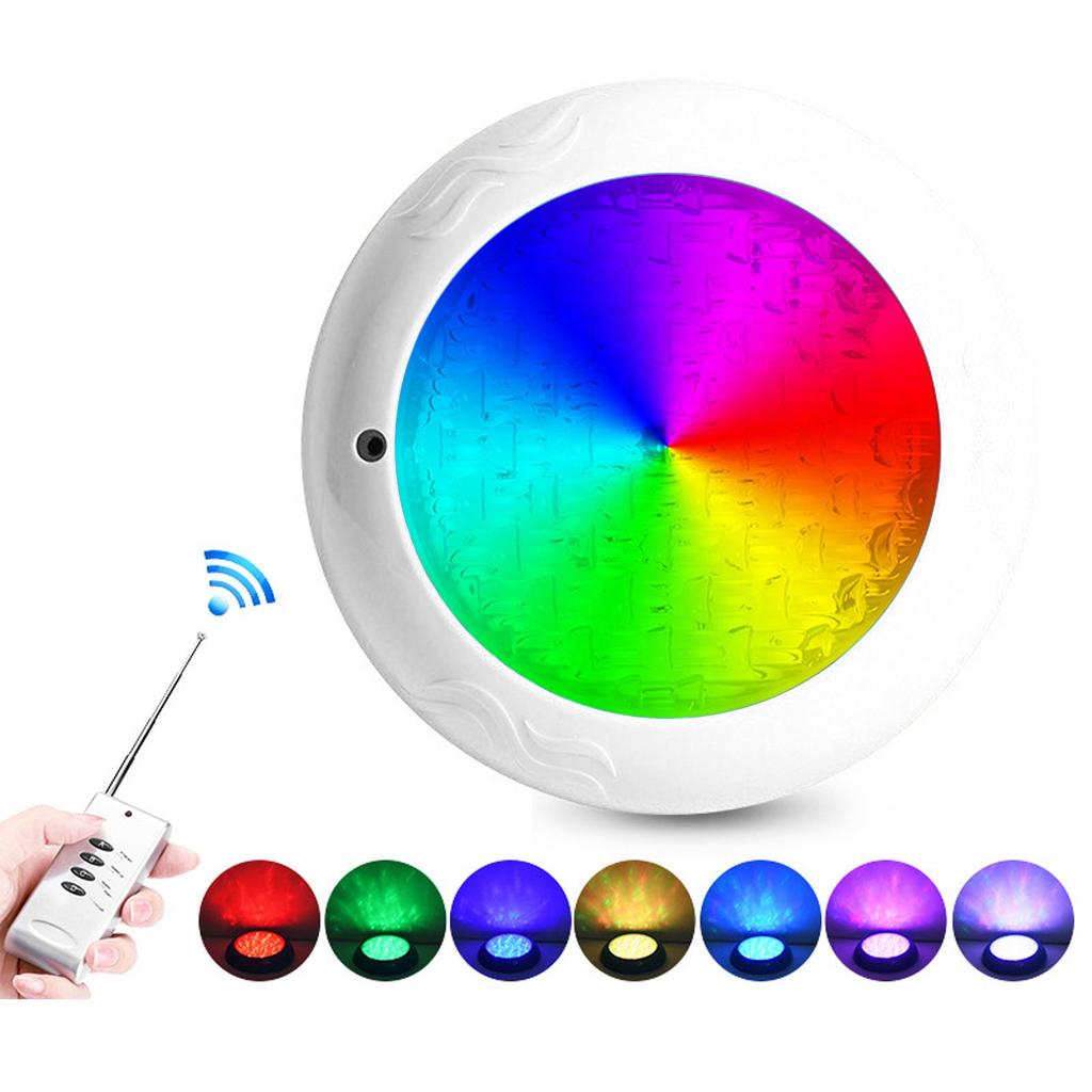 LED Pool Light IP68 Waterproof AC  12V 35W with Remote Control for Outdoor Swimming Pools