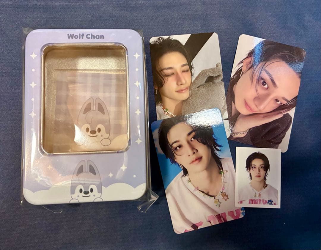 

[USED] Stray Kids SKZOO PHOTOCARD TINCASE Bang Chan