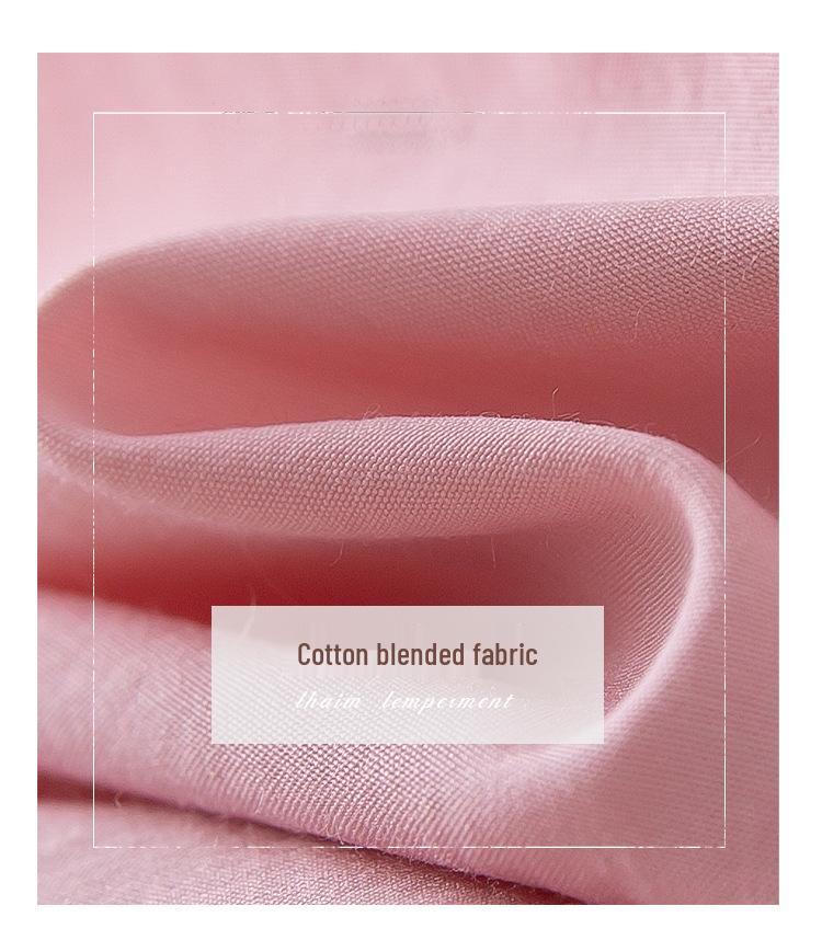 Spring 2026 Women's Versatile Long Sleeve Lapel Shirt - Front Short, Back Long, Loose Fit, Solid Color