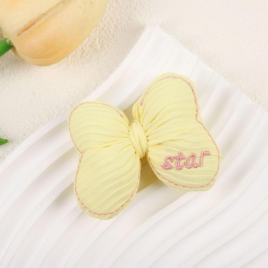 Cute Cotton-Filled Bow Accessories for Bags and Hair