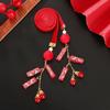 Bell New Year Hair Rope Butterfly Chinese Long Hairband Cute Girls Ribbon Head Rope  Party