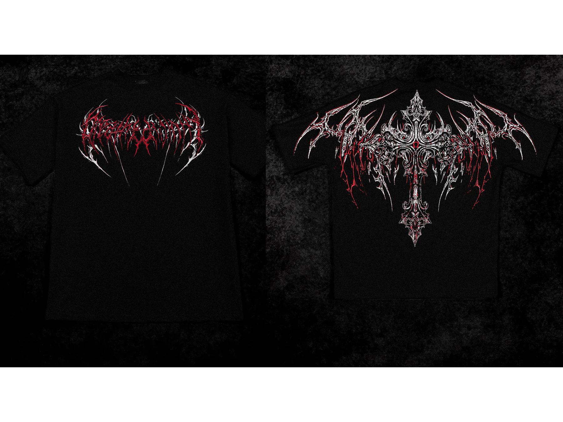 

Breathedivinity Мужская футболка оверсайз в темном стиле из хлопка - Американский уличный стиль, Спорт-кэжуал, Короткий рукав S