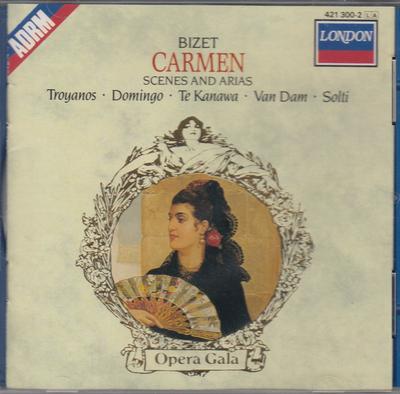 CD BIZET, TROYANOS, DOMINGO, TE KANAWA - Carmen 4213002 Decca 1988 Německo Klasická Použité