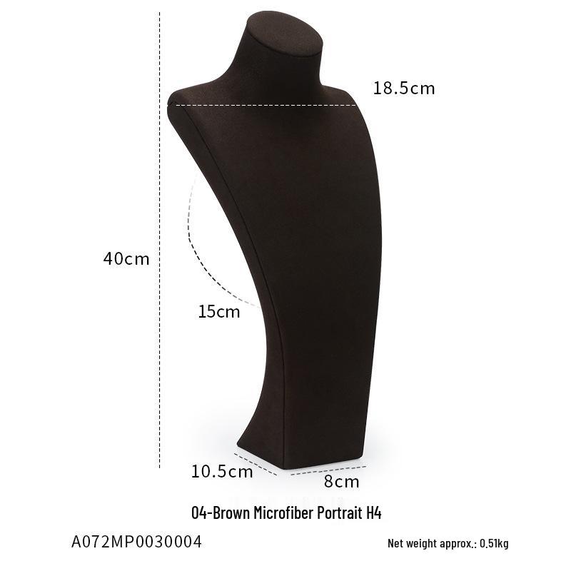 Weiyuanpeng Ultra-fiber Mannequin Necklace Display Stand