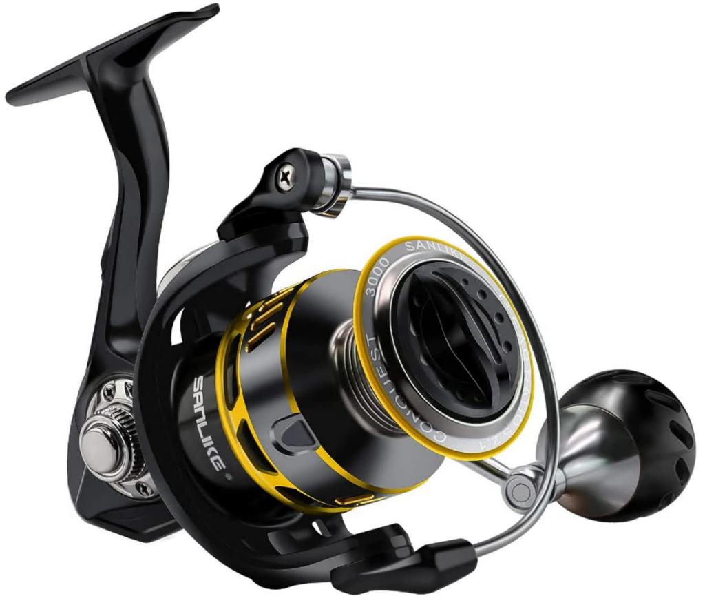 SANLIKE Spinning Egging 15kg Drag Gear Carbon Ideal for Sea Fishing and Perfect for Interchangeable 3000 Reel, Reel, Force, 5.21 High-Speed Ratio,