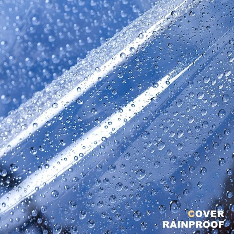 Housse de Pluie Imperméable pour Moto Scooter Protection Extérieure contre le Soleil Anti-poussière Protecteur
