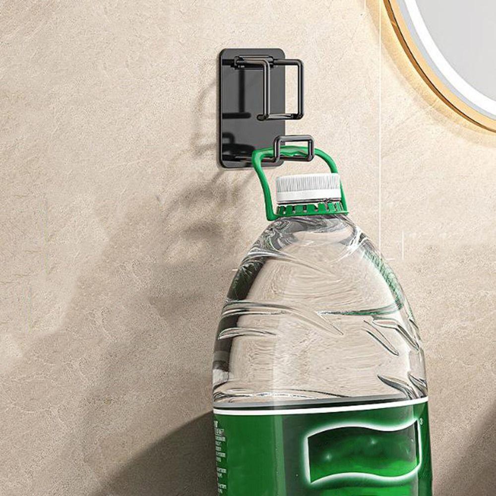 No-Drill Washbasin Holder Black Basin Storage Hook Practical Washbasin Rack  Bathroom