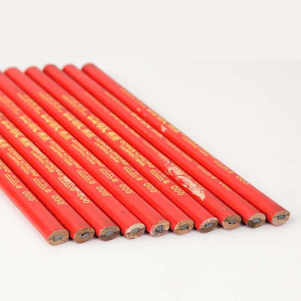 12 Count 175mm Oval Carpenter Pencil for Precision Layout Marking in Carpentry Joinery and General Construction