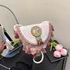 This Year's Popular Hand-woven Bags, Niche Versatile Fringed Messenger Bags, Seaside Vacation Literary Change Bags