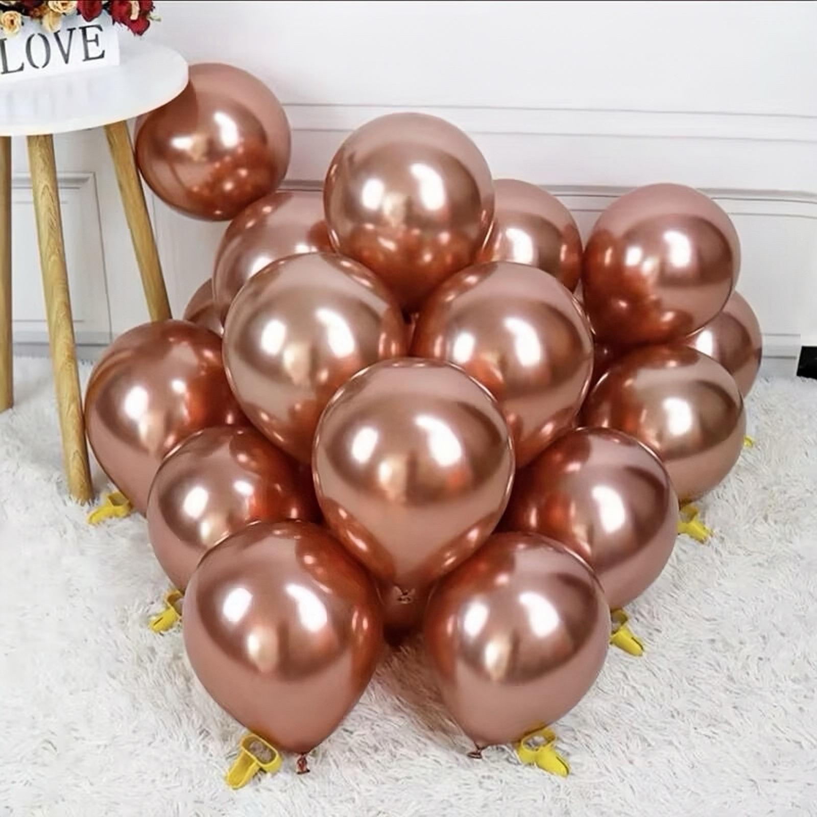 

Metallic Latex Balloons - 5 , 10 , 12 , 18 , 36 for Birthdays, Weddings, Celebrations