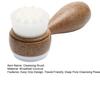 Mini Facial Cleansing Brush Dual-Sided Gentle Exfoliating Brush with Handle Hygienic Skincare Tool for Deep Pore Cleaning