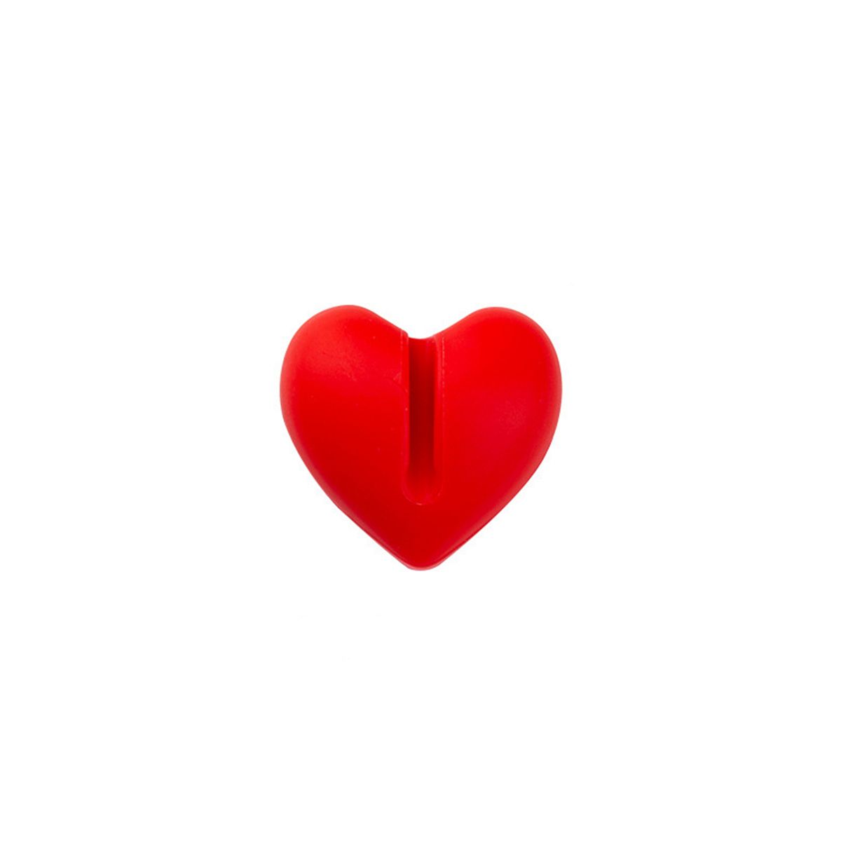 

Universal Heart Shape Hand-Free Silicone Temp Probe Clip Pot Clip Thermometer Holder Kitchen Tool красный
