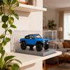 Acryl Vitrine Selbstmontage Staubdichte Ausstellungsbox für Sammlerstücke Actionfiguren Puppen Spielzeug Heimaufbewahrung