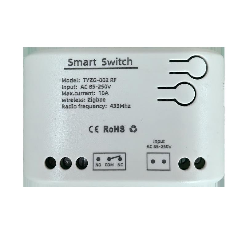 Tuya Zigbee 4-Channel Smart Control Module with Wireless Dual Control and Multi-Control Remote.