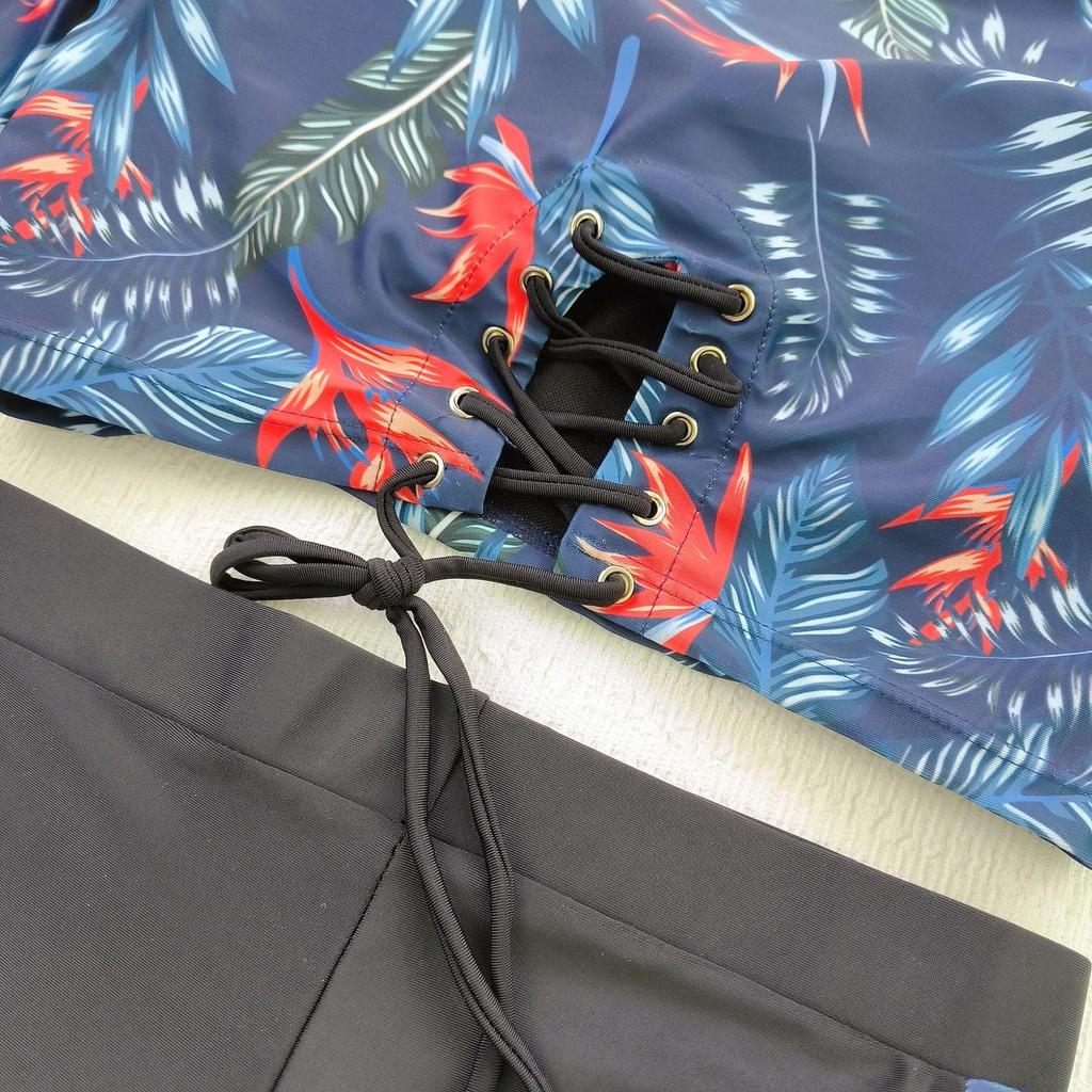 2025 Women's Slimming Two-Piece Surfing Swimsuit: Long Sleeve Top & High Waist Pants